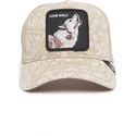 beige-trucker-kasket-ulv-lone-wolf-sign-o-the-times-the-farm-paisley-fra-goorin-bros