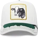 hvid-trucker-kasket-ko-cash-silky-cow-the-farm-silky-roots-fra-goorin-bros