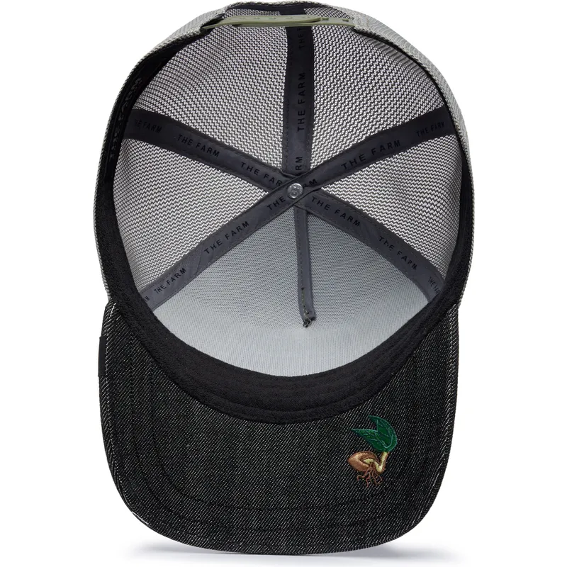 sort-og-gra-trucker-kasket-med-far-silky-sheep-the-farm-silky-roots-fra-goorin-bros