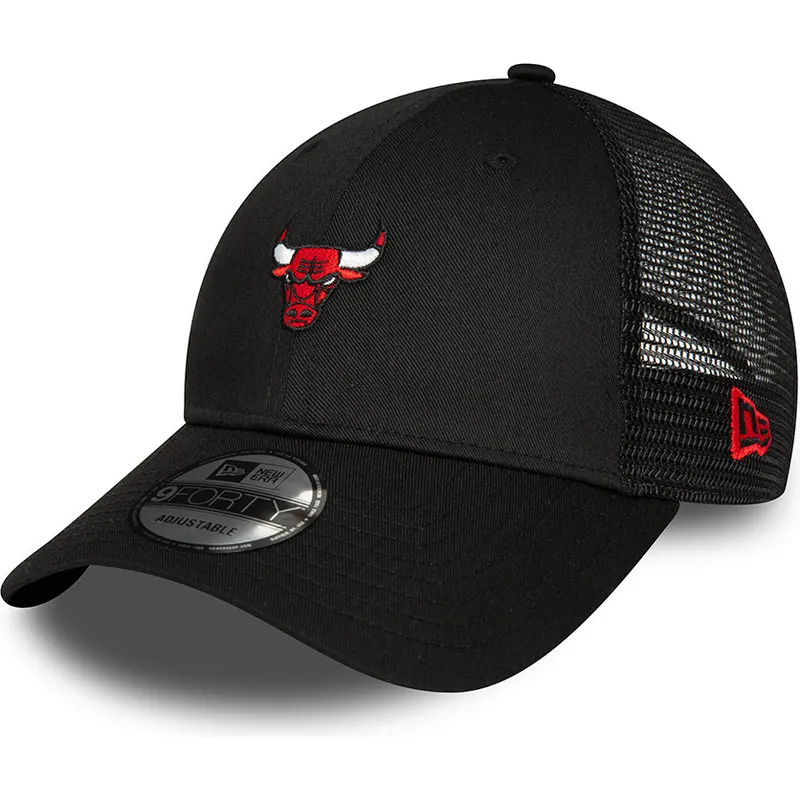 justerbar-sort-trucker-kasket-9forty-home-field-fra-chicago-bulls-nba-af-new-era