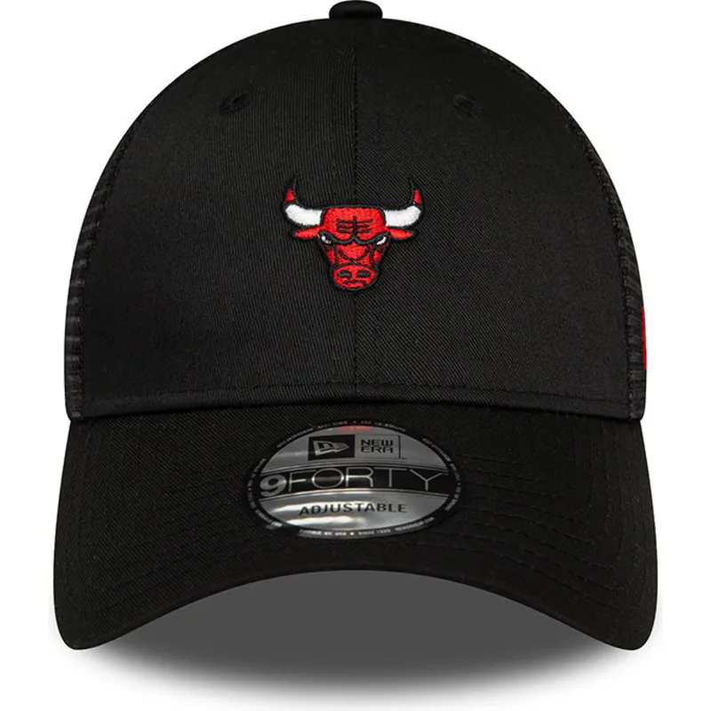 justerbar-sort-trucker-kasket-9forty-home-field-fra-chicago-bulls-nba-af-new-era