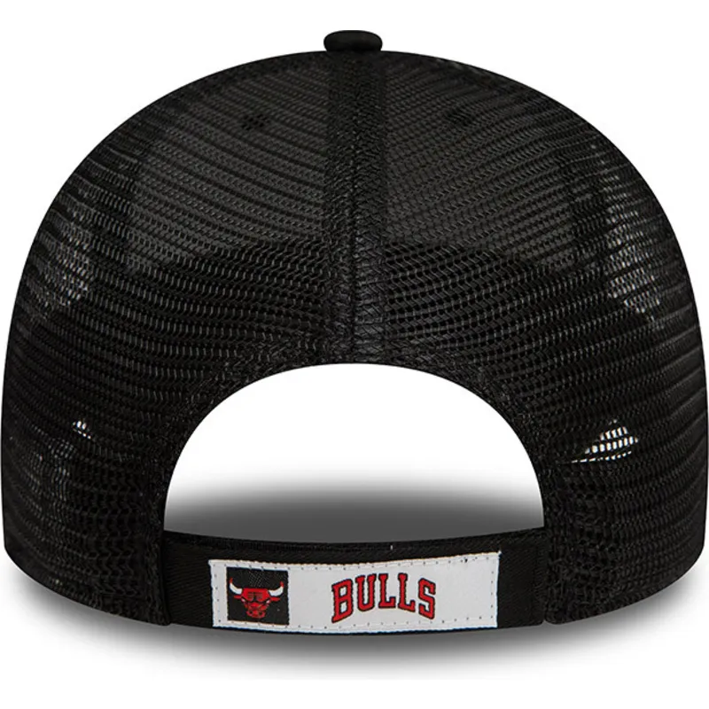 justerbar-sort-trucker-kasket-9forty-home-field-fra-chicago-bulls-nba-af-new-era