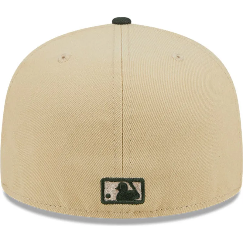 kasketter-flad-brun-tilpasset-59fifty-team-landscape-fra-new-york-yankees-mlb-af-new-era