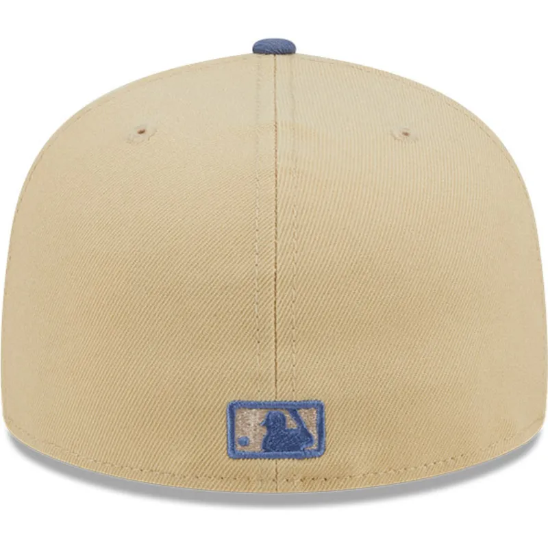 kasketter-flad-brun-tilpasset-59fifty-team-landscape-fra-los-angeles-dodgers-mlb-af-new-era