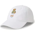kasketter-buet-hvid-justerbar-rem-af-polo-ralph-lauren