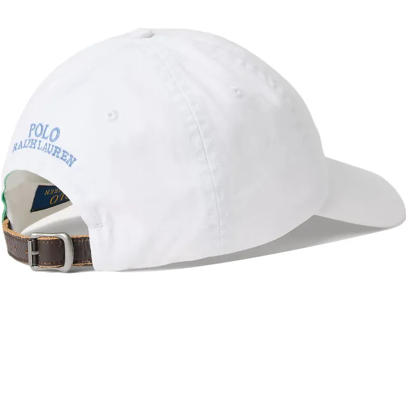 kasketter-buet-hvid-justerbar-rem-af-polo-ralph-lauren
