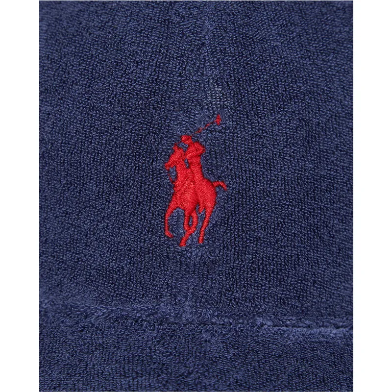 kasketter-buet-marinebla-justerbar-rem-af-polo-ralph-lauren