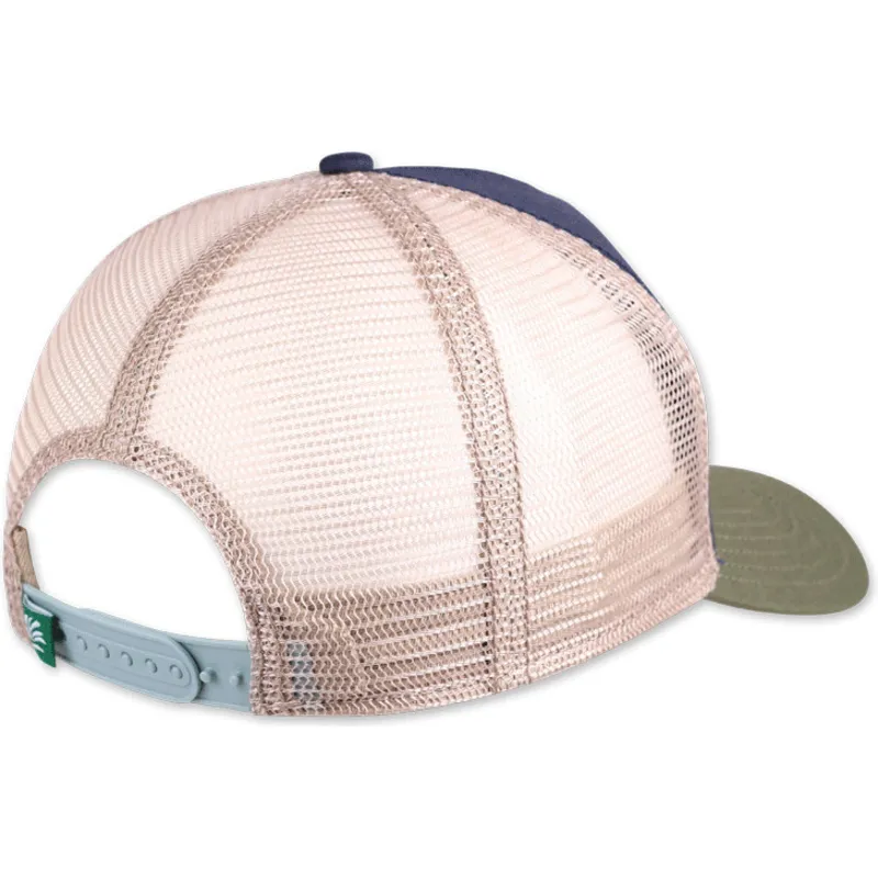 trucker-kasket-marinebla-og-gron-optimism-co-hft-fra-coastal