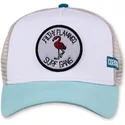hvid-og-bla-trucker-kasket-filthy-flamingo-hft-fra-coastal