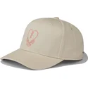 buet-beige-snapback-kasket-heartbreak-hotel-fra-pica-pica