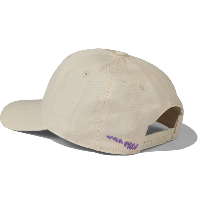buet-beige-snapback-kasket-heartbreak-hotel-fra-pica-pica