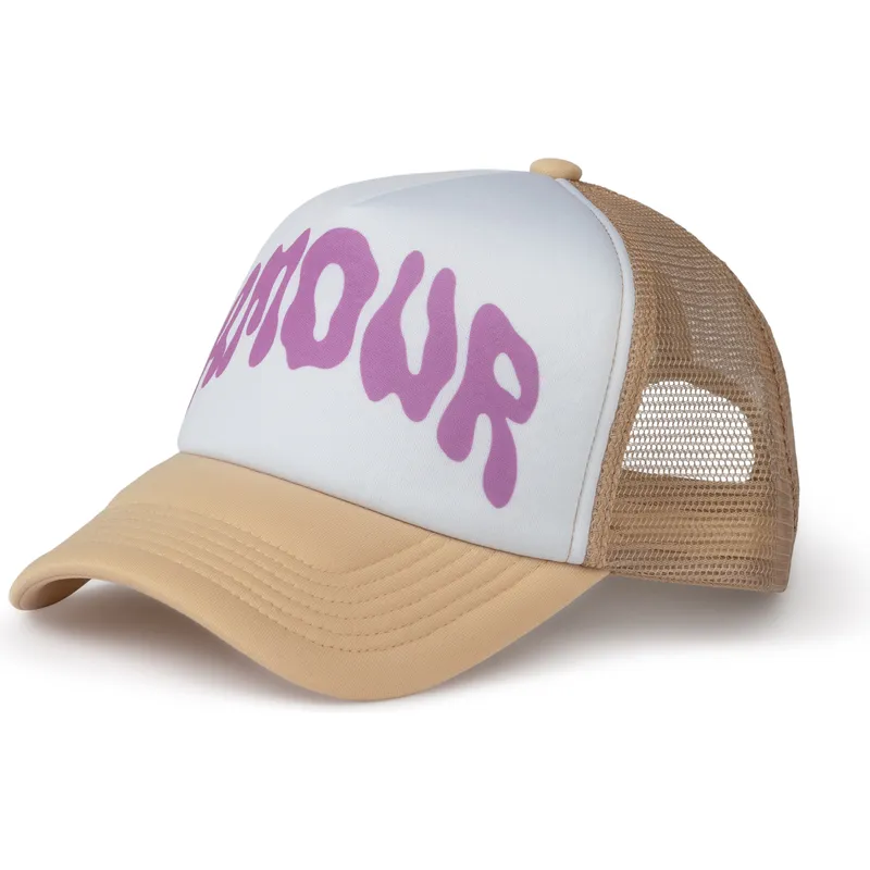 hvid-og-beige-trucker-kasket-amour-de-pica-pica