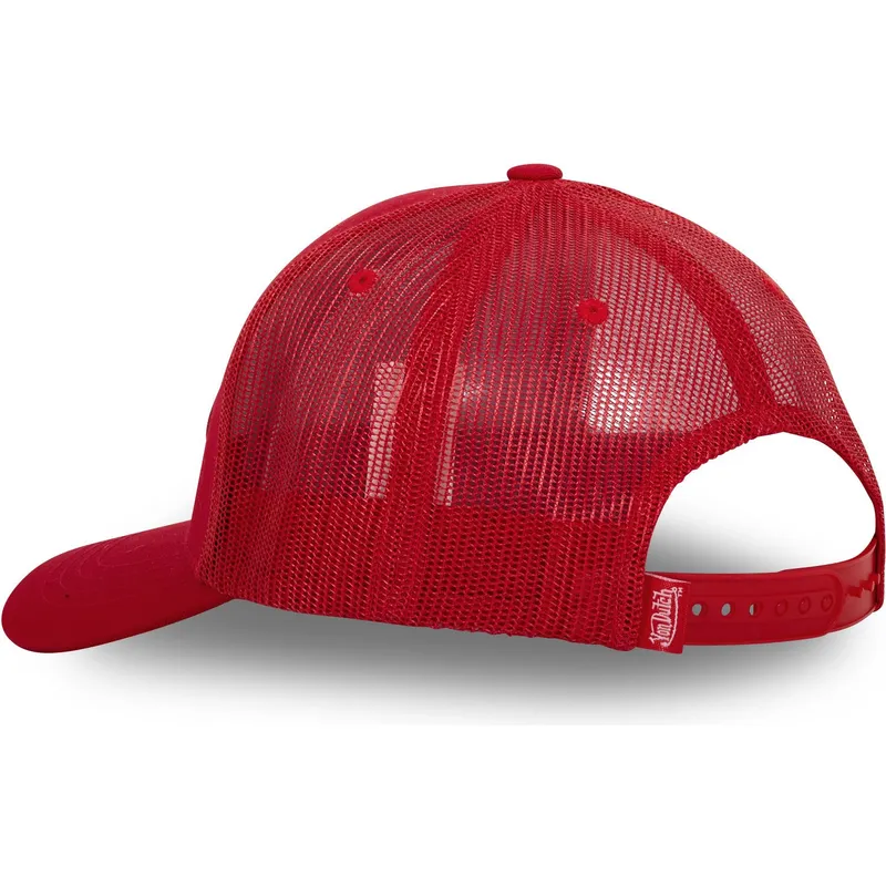 kasketter-buet-rod-snapback-af-von-dutch
