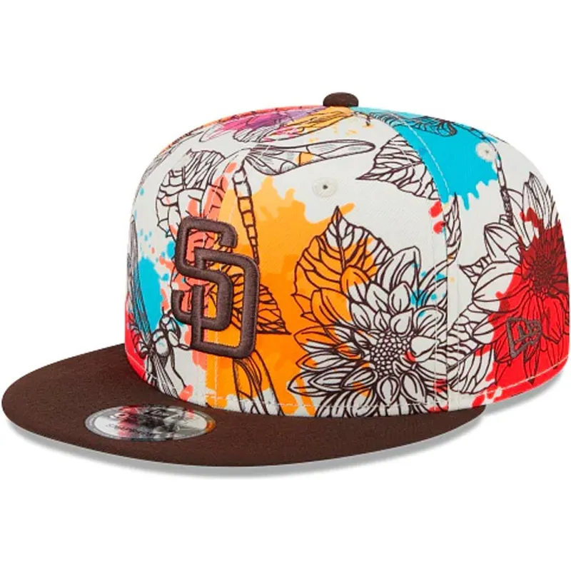 kasketter-flad-multicolor-snapback-9fifty-spring-fra-san-diego-padres-mlb-af-new-era