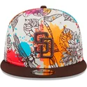 kasketter-flad-multicolor-snapback-9fifty-spring-fra-san-diego-padres-mlb-af-new-era