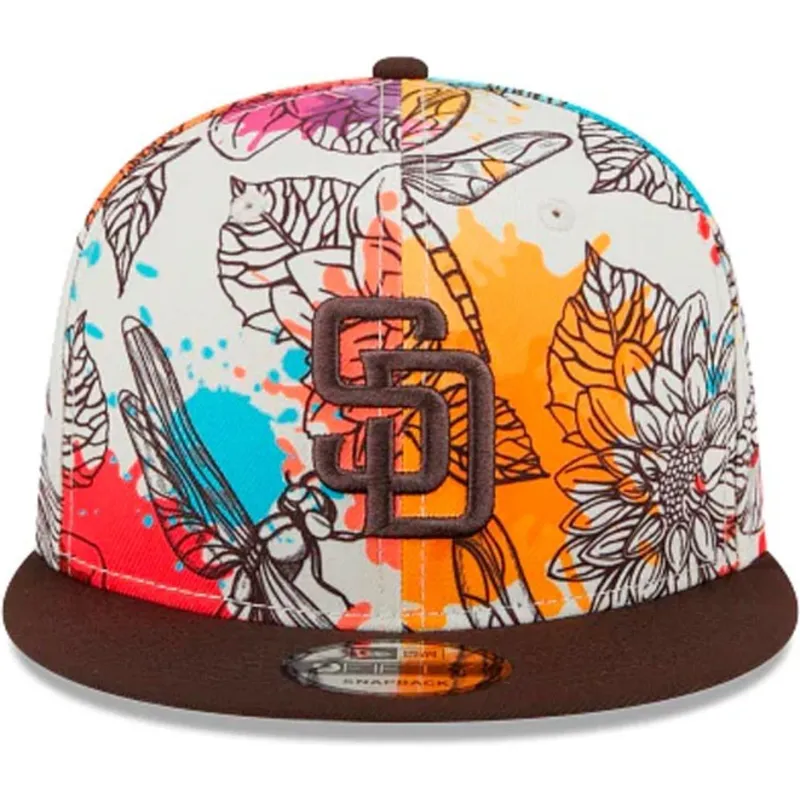 kasketter-flad-multicolor-snapback-9fifty-spring-fra-san-diego-padres-mlb-af-new-era