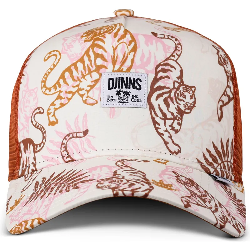 kasketter-buet-brun-snapback-af-djinns