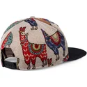 djinns-lama-linen-gra-og-sort-snapback-flat-cap