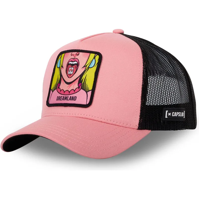 rosa-og-sort-dreamland-dre2-cute-trucker-kasket-fra-capslab