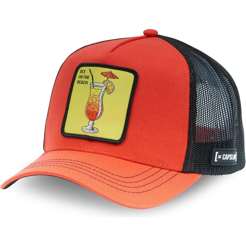 gorra-trucker-orange-og-sort-sex-on-the-beach-sex-cocktails-fra-capslab