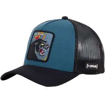 trucker-kasket-marinebla-panter-black-panther-pan-beasts-fra-capslab