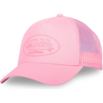 Rosa trucker kasket LOG03 fra Von Dutch