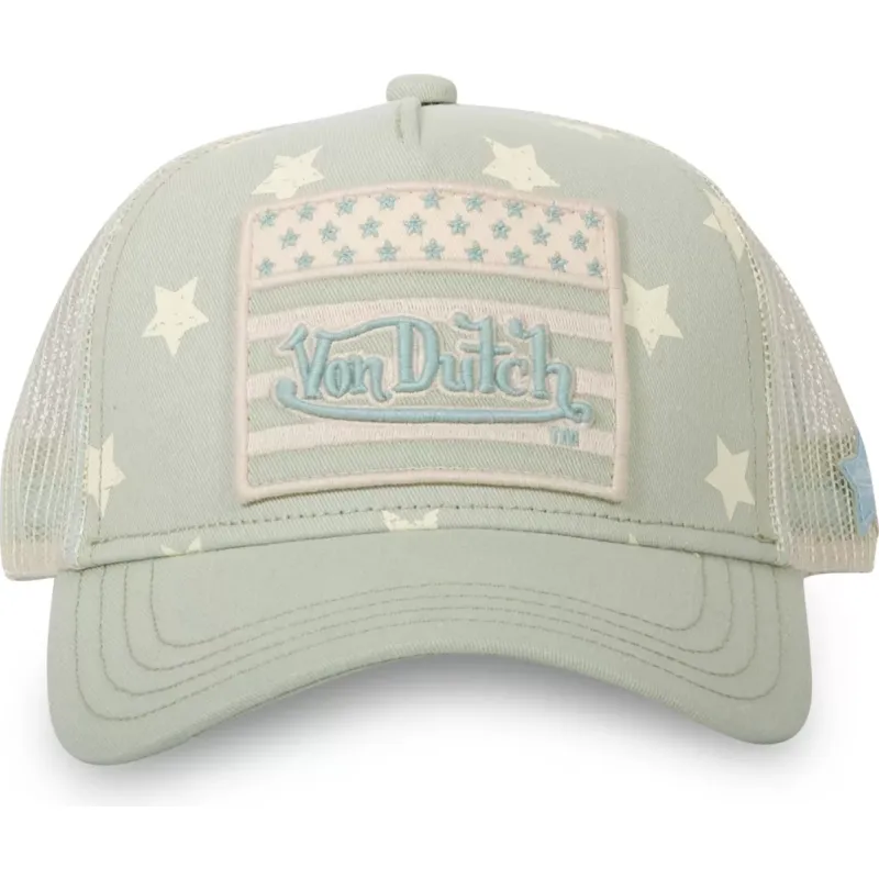gron-trucker-kasket-star-s-fra-von-dutch