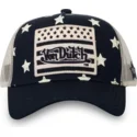 kasketter-buet-marinebla-snapback-af-von-dutch