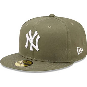 flad-gron-fitted-kasket-59fifty-league-essential-fra-new-york-yankees-mlb-af-new-era