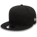 sort-flad-snapback-9fifty-bomuldshue-fra-new-era