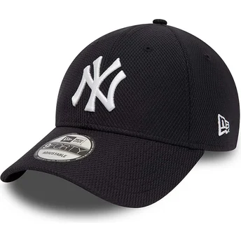 Justerbar marineblå buet kasket 9FORTY Diamond Era Essential fra New York Yankees MLB fra New Era