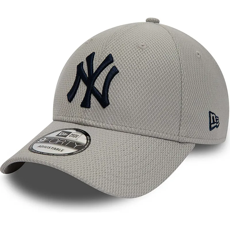 kasketter-buet-gra-justerbar-rem-9forty-diamond-era-essential-fra-new-york-yankees-mlb-af-new-era