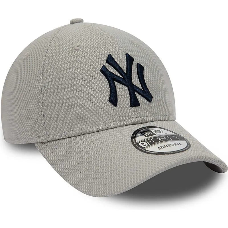 kasketter-buet-gra-justerbar-rem-9forty-diamond-era-essential-fra-new-york-yankees-mlb-af-new-era