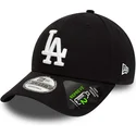 sort-justerbar-curved-kasket-9forty-repreve-league-essential-fra-los-angeles-dodgers-mlb-fra-new-era