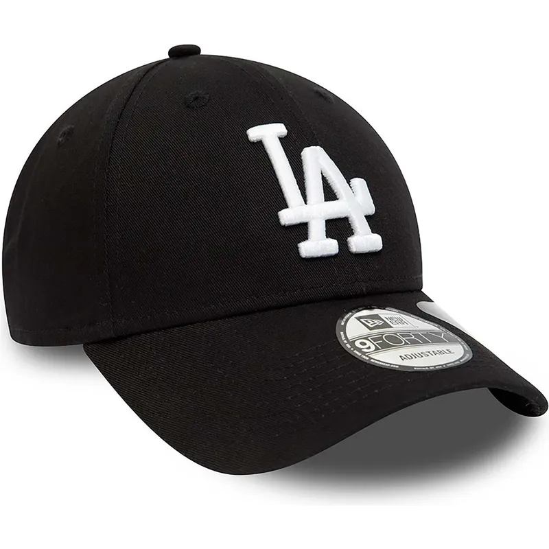 sort-justerbar-curved-kasket-9forty-repreve-league-essential-fra-los-angeles-dodgers-mlb-fra-new-era