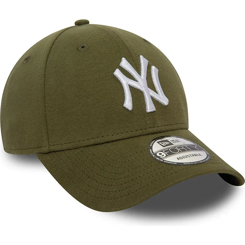 kasketter-buet-gron-justerbar-rem-9forty-jersey-essential-fra-new-york-yankees-mlb-af-new-era
