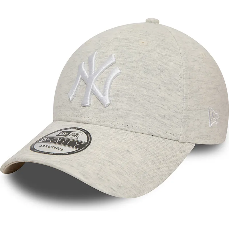 buet-beige-justerbar-kasket-9forty-jersey-essential-fra-new-york-yankees-mlb-fra-new-era