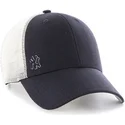 kasketter-buet-marinebla-snapback-fra-new-york-yankees-mlb-af-47-brand