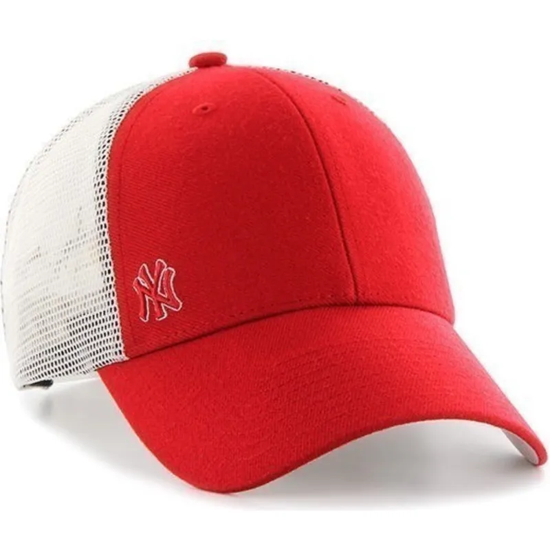 kasketter-buet-rod-snapback-fra-new-york-yankees-mlb-af-47-brand