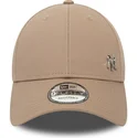 justerbar-9forty-flawless-lysebrun-buet-kasket-fra-new-york-yankees-mlb-fra-new-era