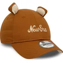 new-era-9forty-script-animal-justerbar-brun-buet-kasket-til-drenge