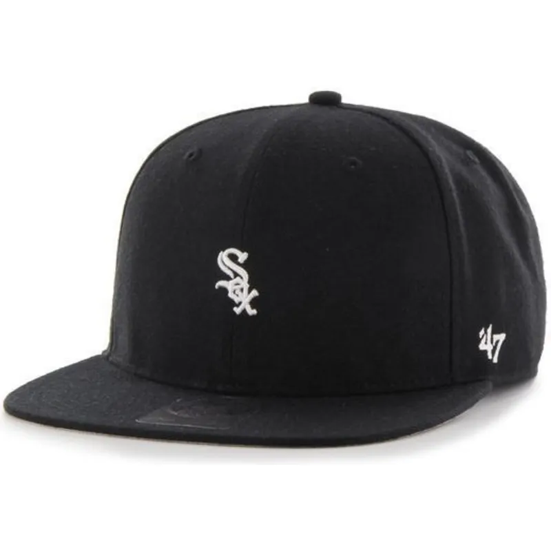 kasketter-flad-sort-snapback-fra-chicago-white-sox-mlb-af-47-brand kasketter-flad-sort-snapback-fra-chicago-white-sox-mlb-af-47-brand