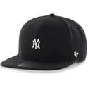 sort-new-york-yankees-mlb-centerfield-flad-snapback-kasket-fra-47-brand