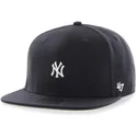kasketter-flad-marinebla-snapback-fra-new-york-yankees-mlb-af-47-brand