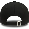 sort-justerbar-kasket-med-buet-skygge-og-blat-logo-9forty-league-essential-fra-new-york-yankees-mlb-fra-new-era