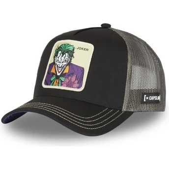 Sort og grå trucker cap Joker JKR3 DC Comics fra Capslab