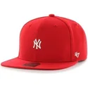 kasketter-flad-rod-snapback-fra-new-york-yankees-mlb-af-47-brand