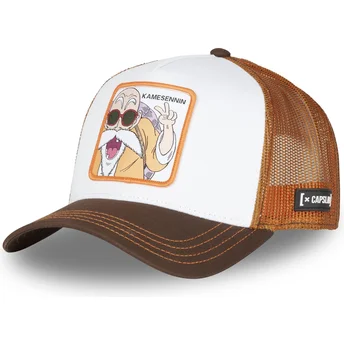 Hvid og brun trucker cap Master Roshi KAM CT Dragon Ball fra Capslab
