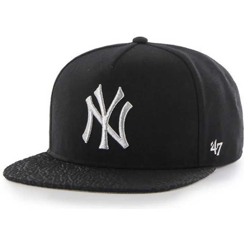 kasketter-flad-sort-snapback-grande-fra-new-york-yankees-mlb-af-47-brand
