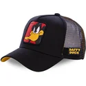 sort-trucker-kasket-til-dreng-daffy-and-kiddaf1-looney-tunes-fra-capslab